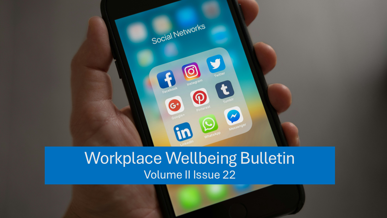 Workplace Wellbeing Bulletin 2023, issue 22, physical wellbeing, emotional wellbeing, occupational wellbeing, social wellbeing, financial wellbeing, spiritual wellbeing, alcohol, stress, anxiety, Gen Z, Laptop Class Is Living In La La Land, Elon Musk Blasts Remote Work, Talking Wellness with Deepak Chopra , Workplace Financial Education, Postmaterialist Psychology