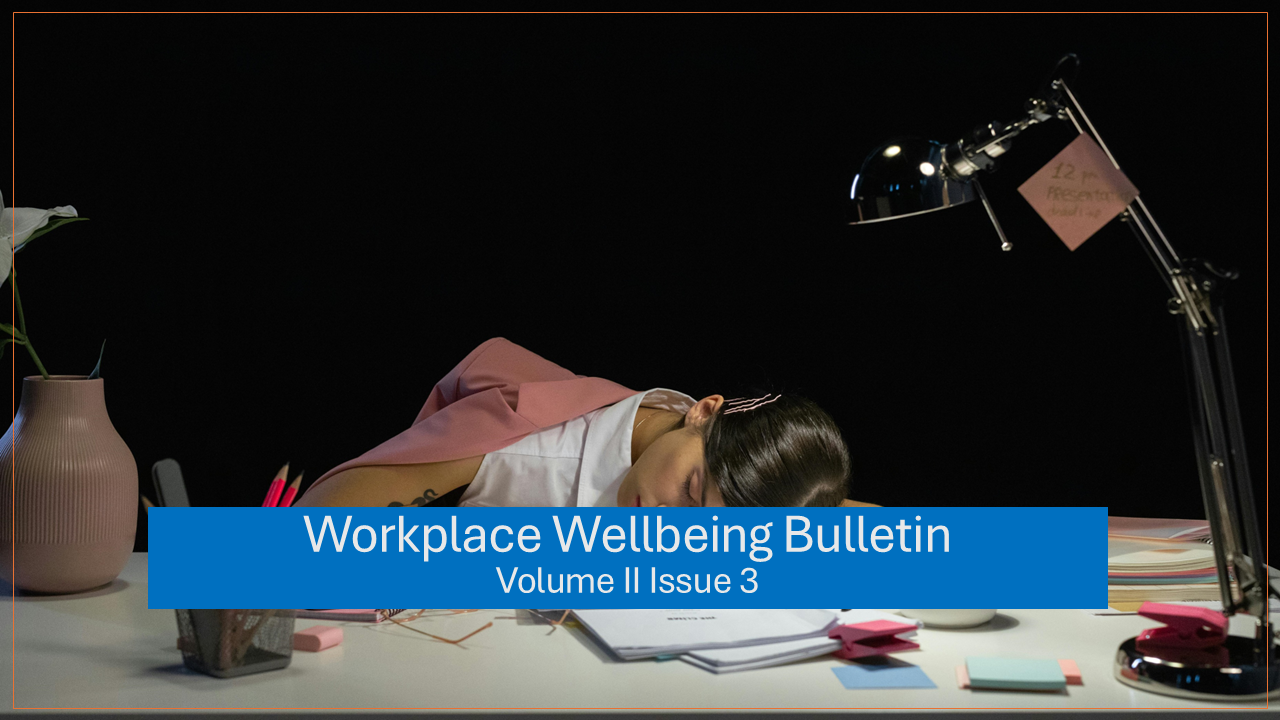 Workplace Wellbeing Bulletin 2023, issue 3, Sleeping on the job is the latest perk at new-age companies , Mental health insurance , Financial facts , financial literacy , Social Media and Stress, Emotional Intelligence as a Strategic Leader