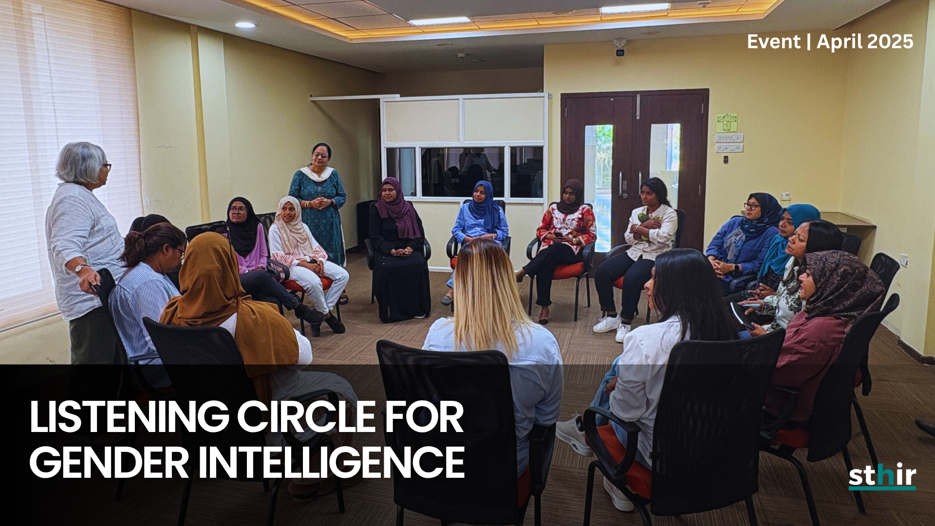 Listening Circle for Gender Intelligence, employee engagement, workshop.